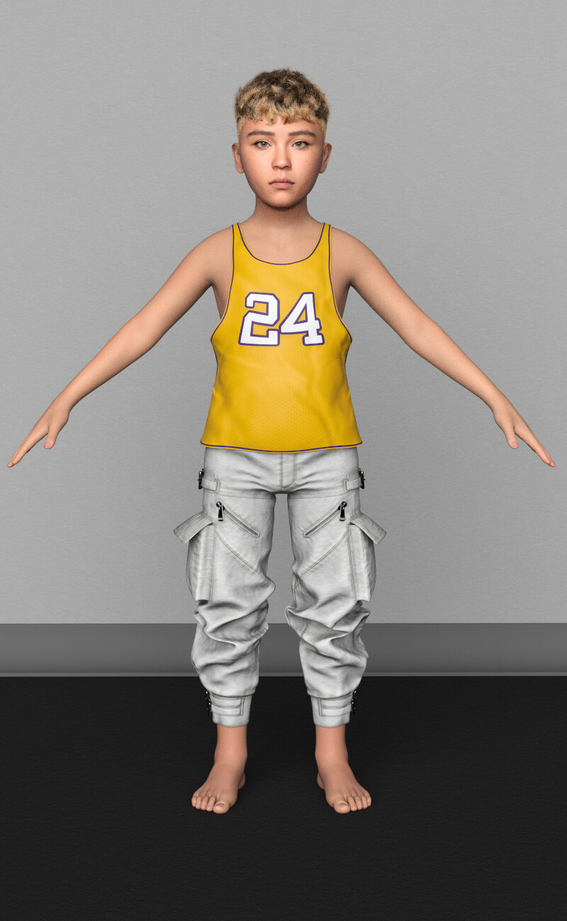 SK Cane for Genesis 9 Kid Boy Daz Content