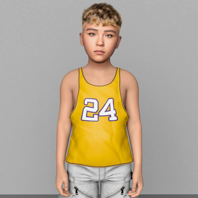 SK Cane for Genesis 9 Kid Boy