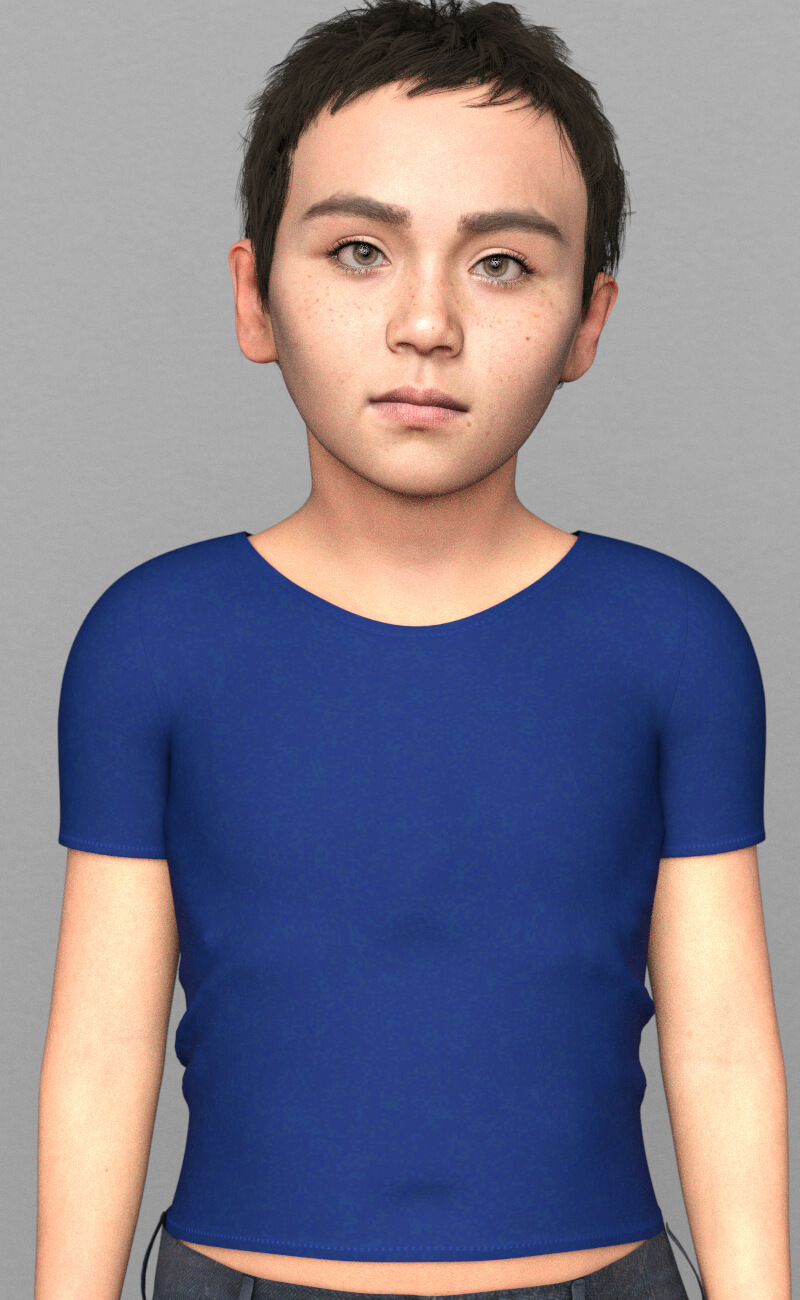 SK Jace for Genesis 9 Kid Daz Content