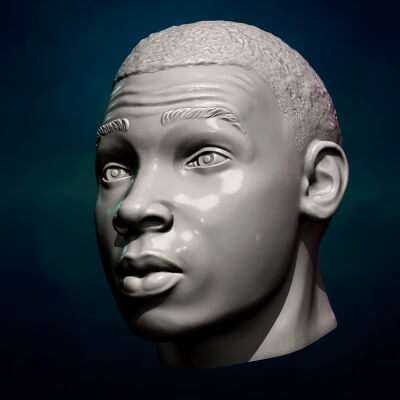 Black Man's Head