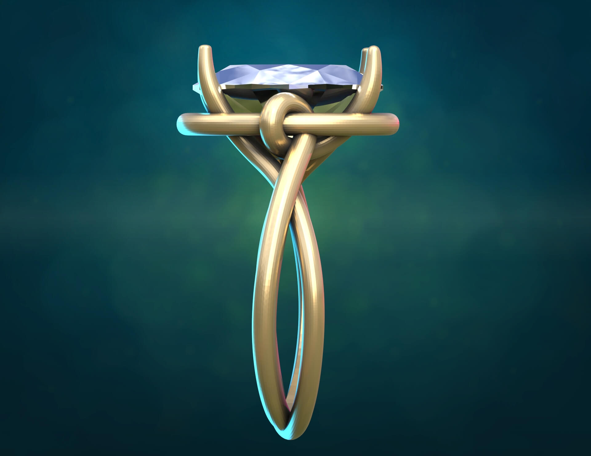 Elven Ring Print Ready 3D Model