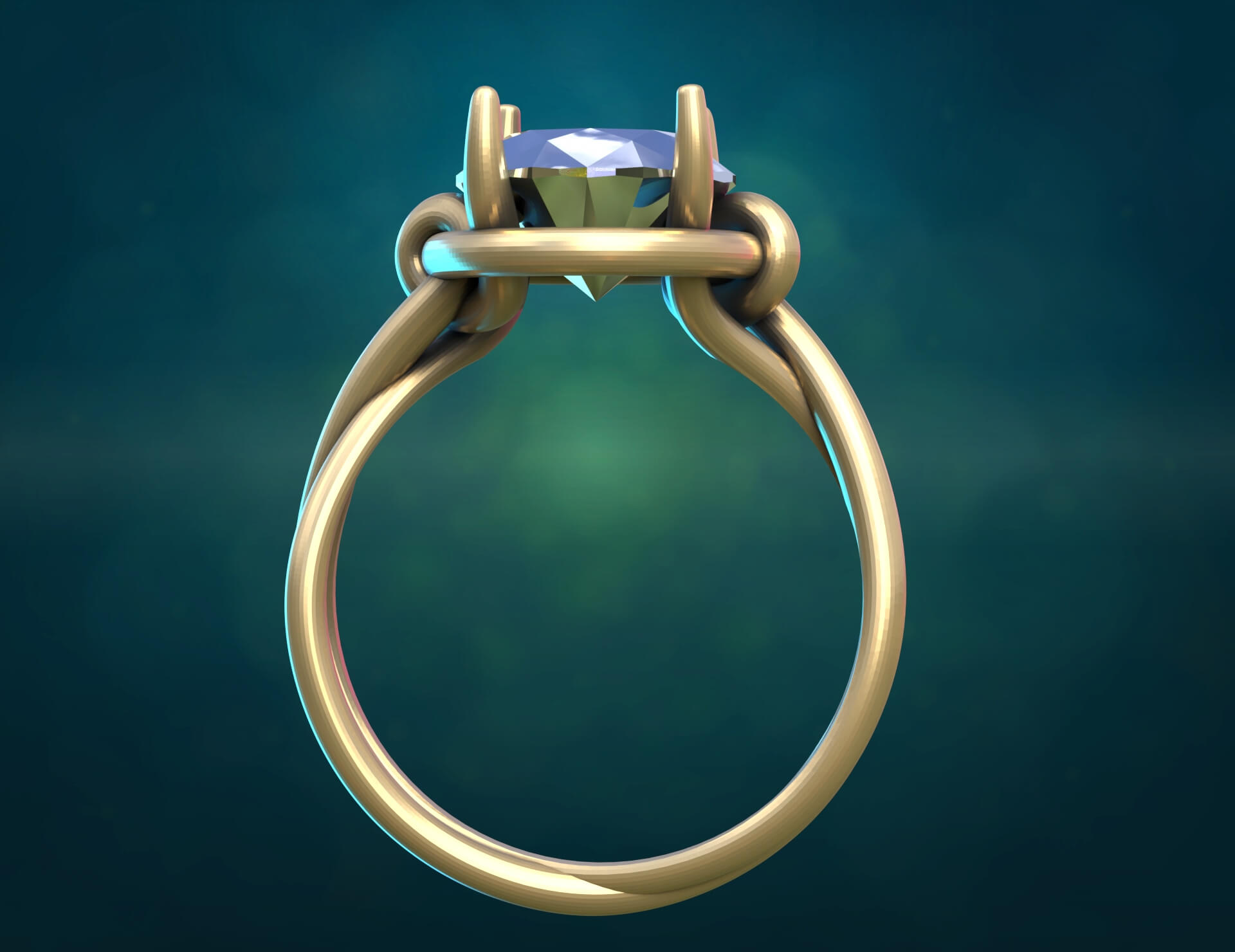 Elven Ring Print Ready 3D Model