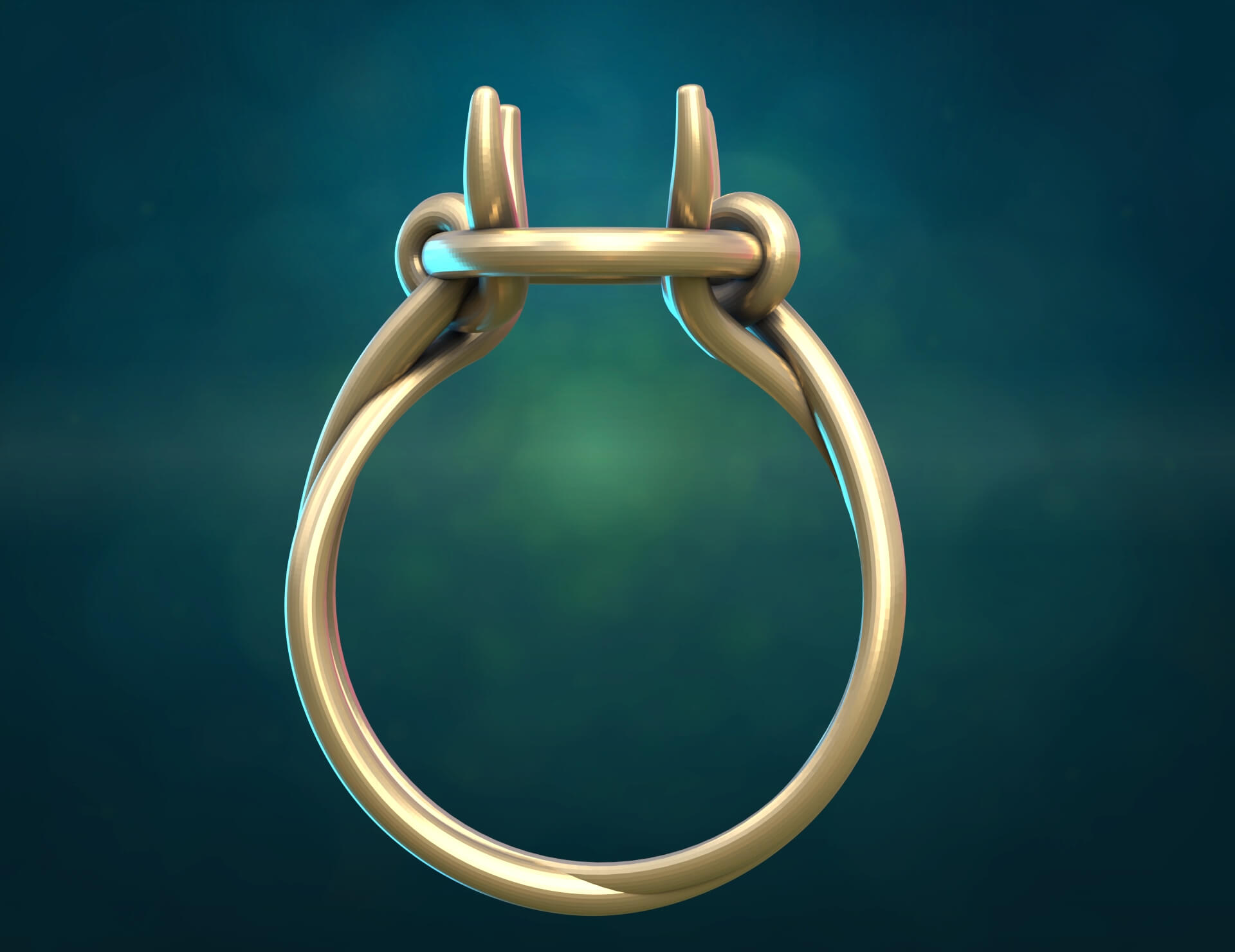 Elven Ring Print Ready 3D Model