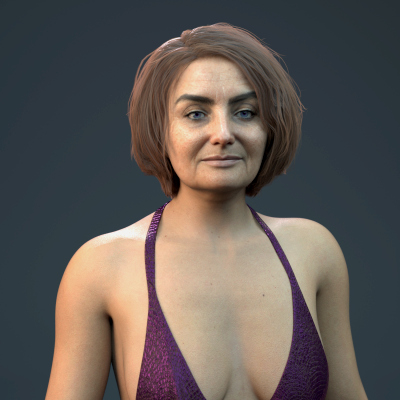 SKD Allira Mature Realistic Female Character for Genesis 9