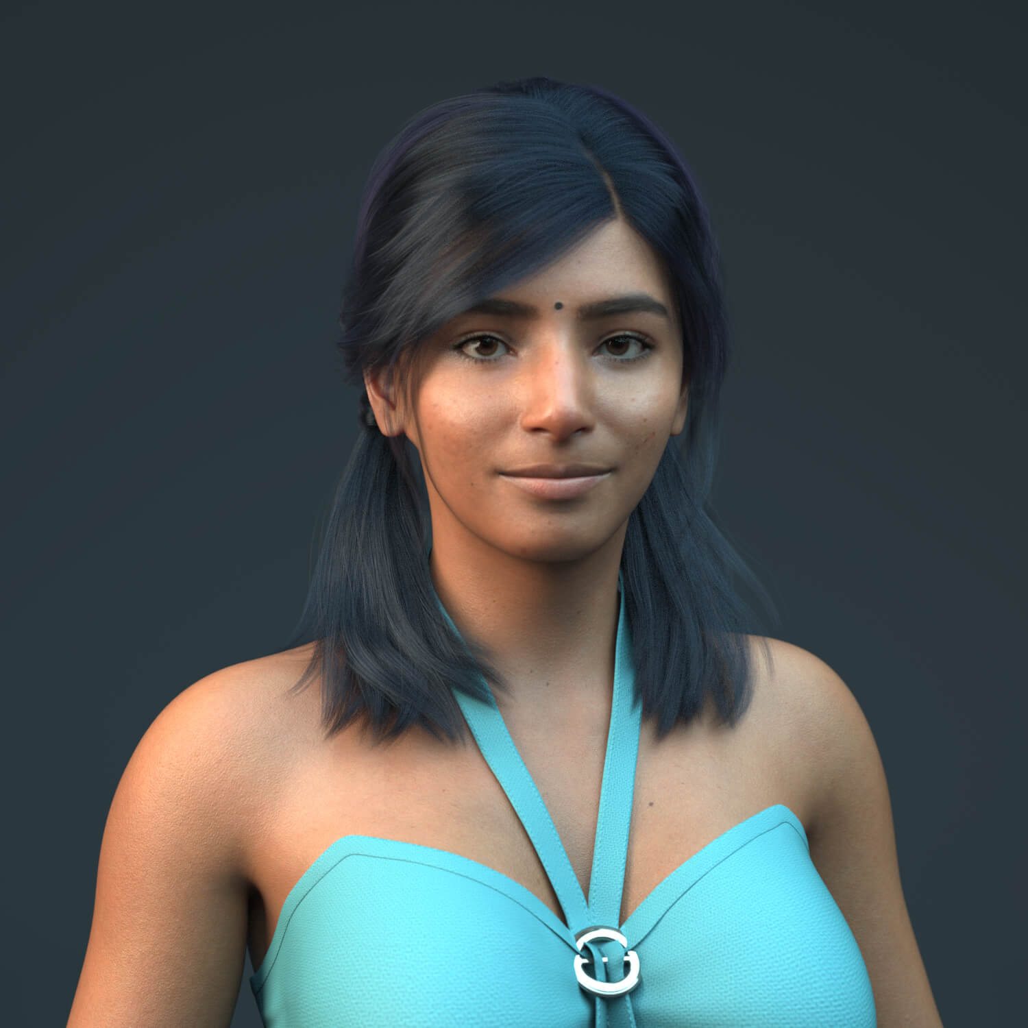 SKD Bree - South Asian Genesis 9 Female Character Daz Content