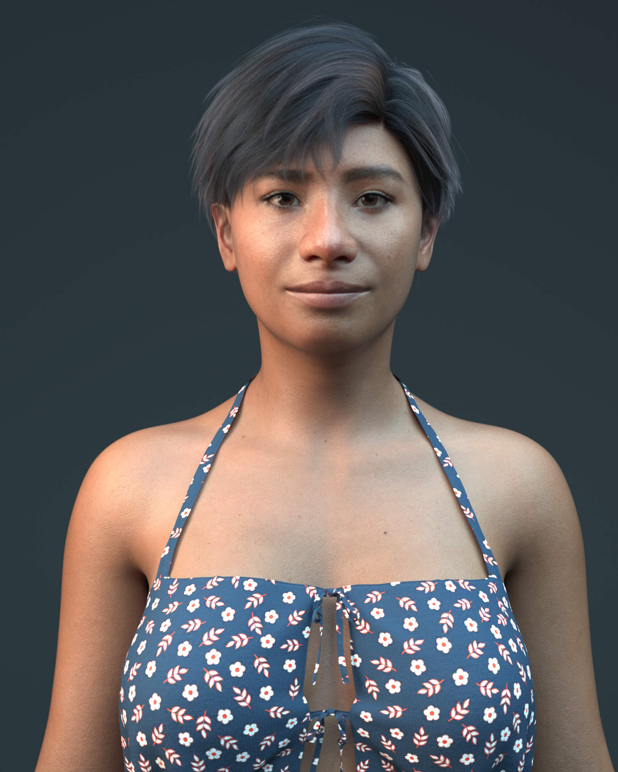 SKD Nita &ndash Asian Female Character for Genesis 9 Daz Content