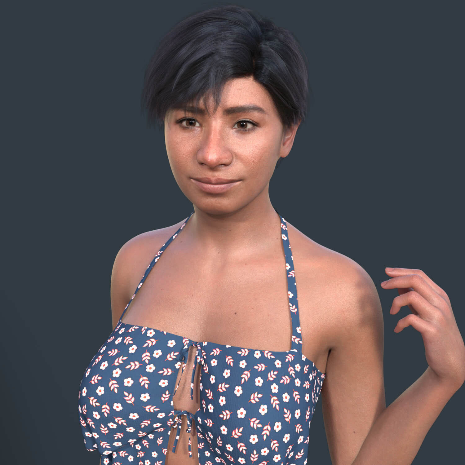 SKD Nita &ndash Asian Female Character for Genesis 9 Daz Content