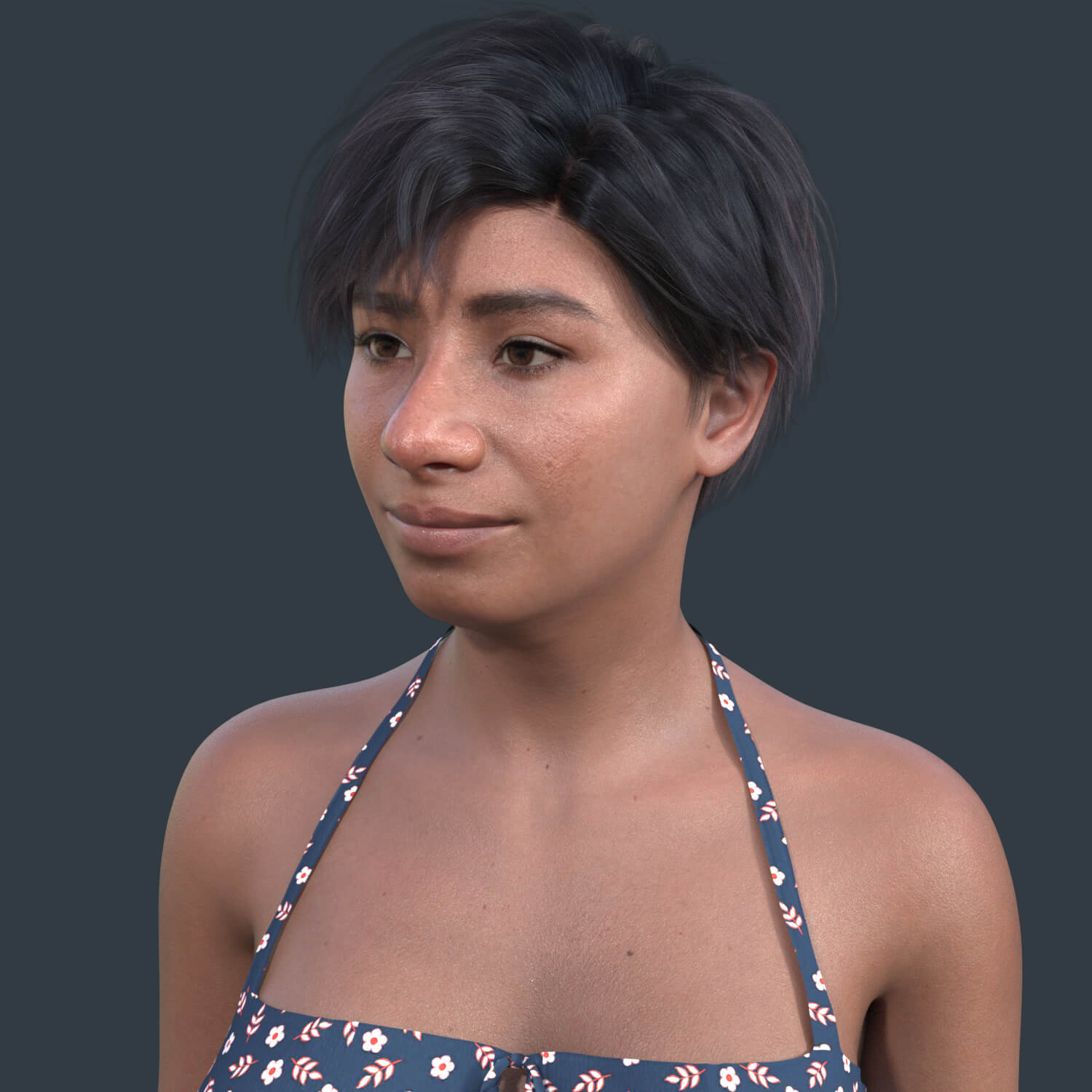 SKD Nita &ndash Asian Female Character for Genesis 9 Daz Content