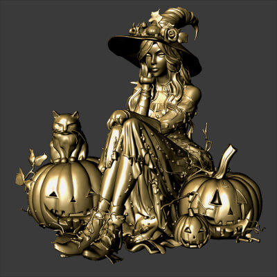 Witch Miniature Halloween