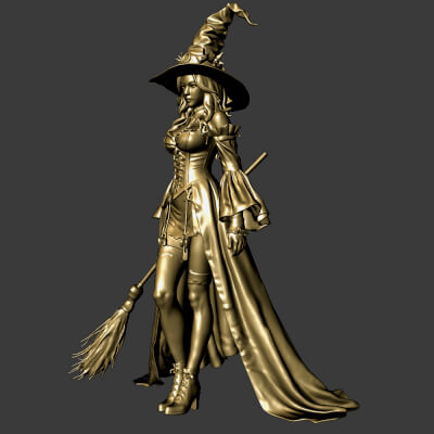 Witch Printable Miniature Halloween