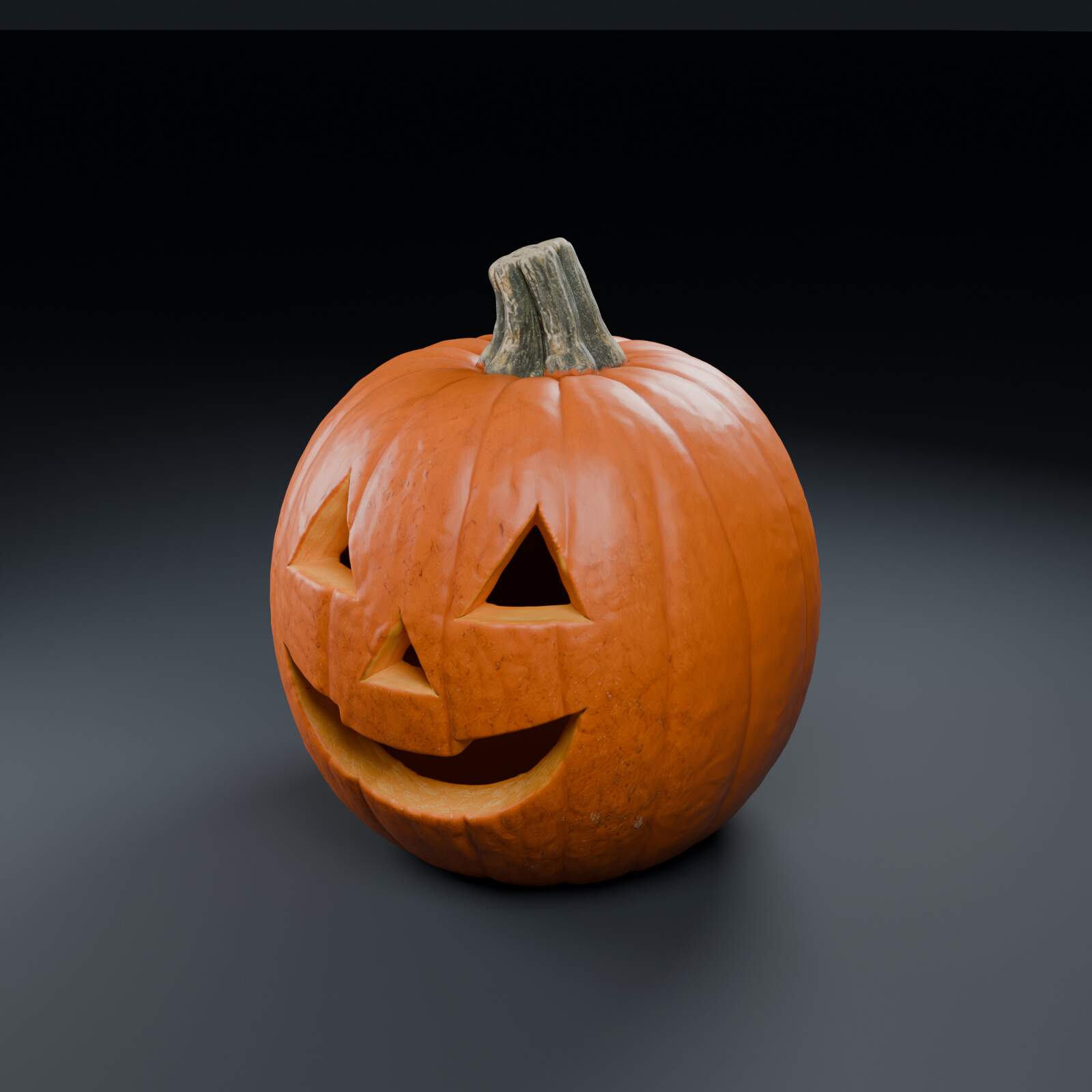 Harvest Grin Halloween Pumpkin 3D Printable 3D Model