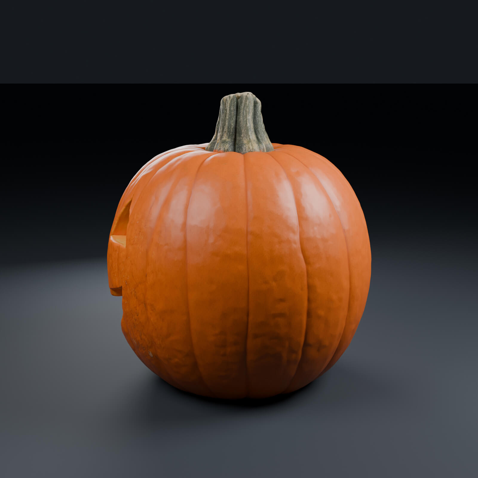 Harvest Grin Halloween Pumpkin 3D Printable 3D Model