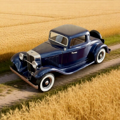Car Ford Model B (1932)
