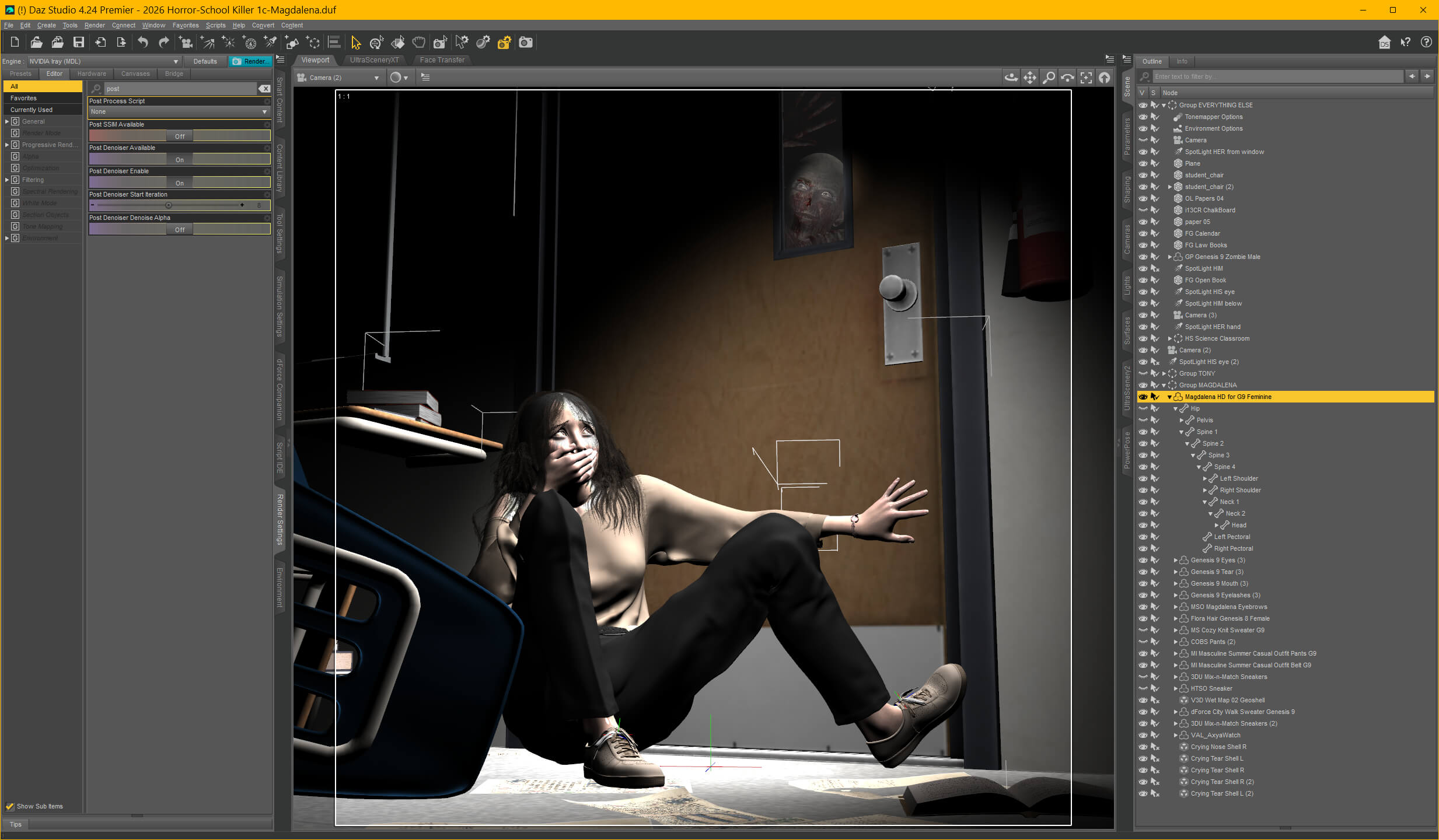 Dont Make a Sound 3D Render, Digital Artwork by slofkosky
