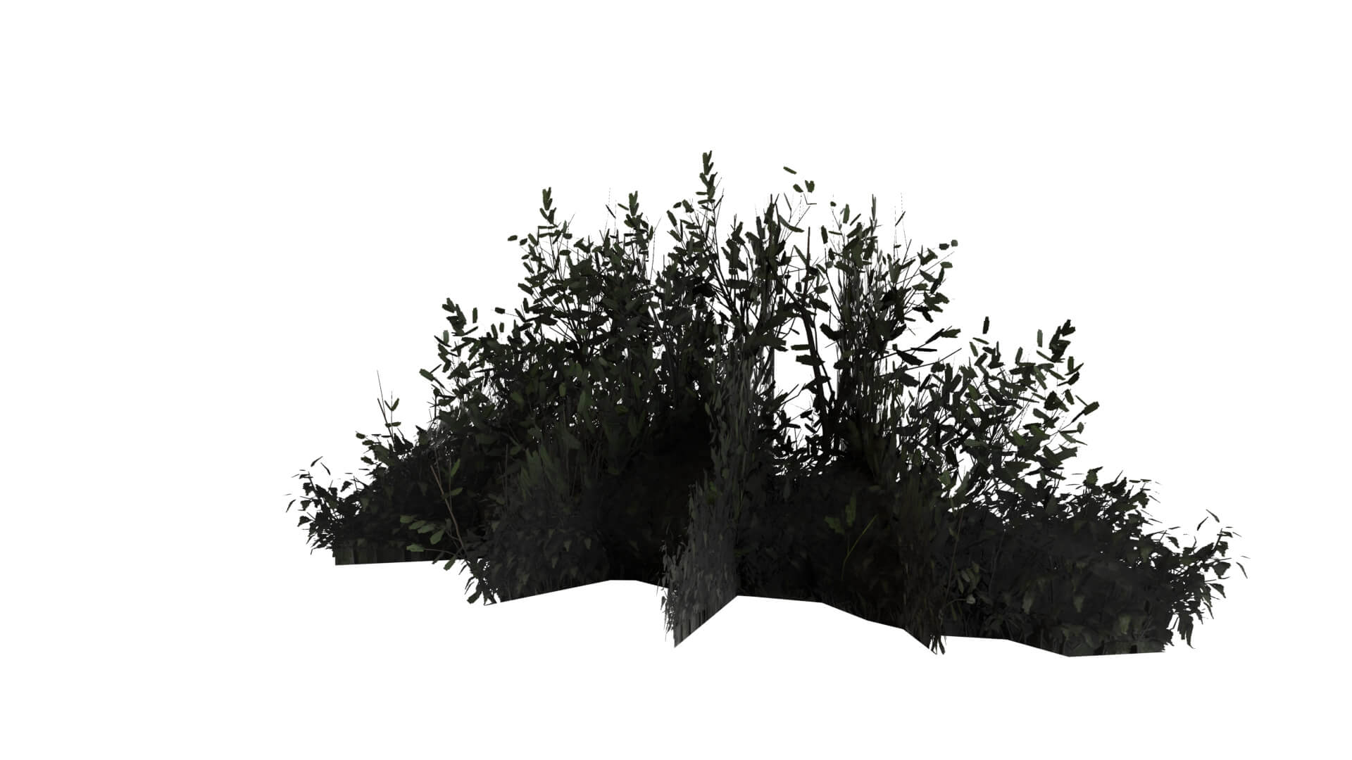 Middle Plant 3D Model