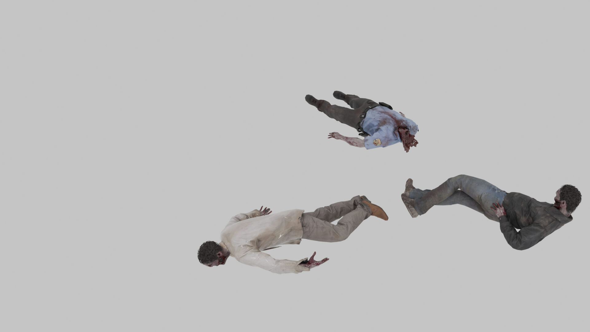 Zombie Corpses 3D Model