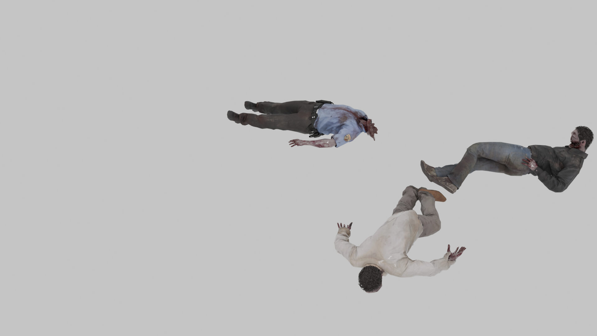 Zombie Corpses 3D Model