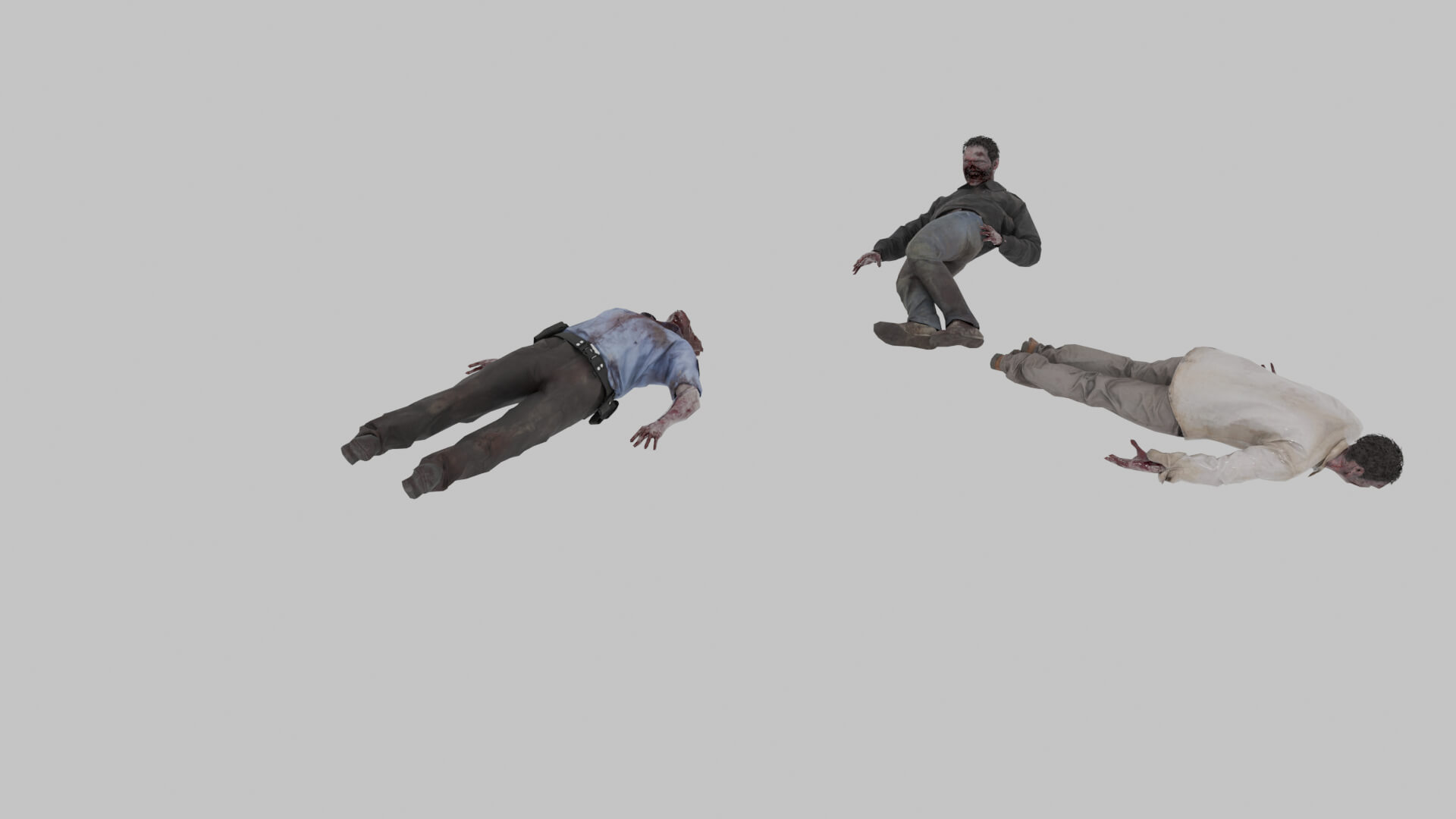 Zombie Corpses 3D Model