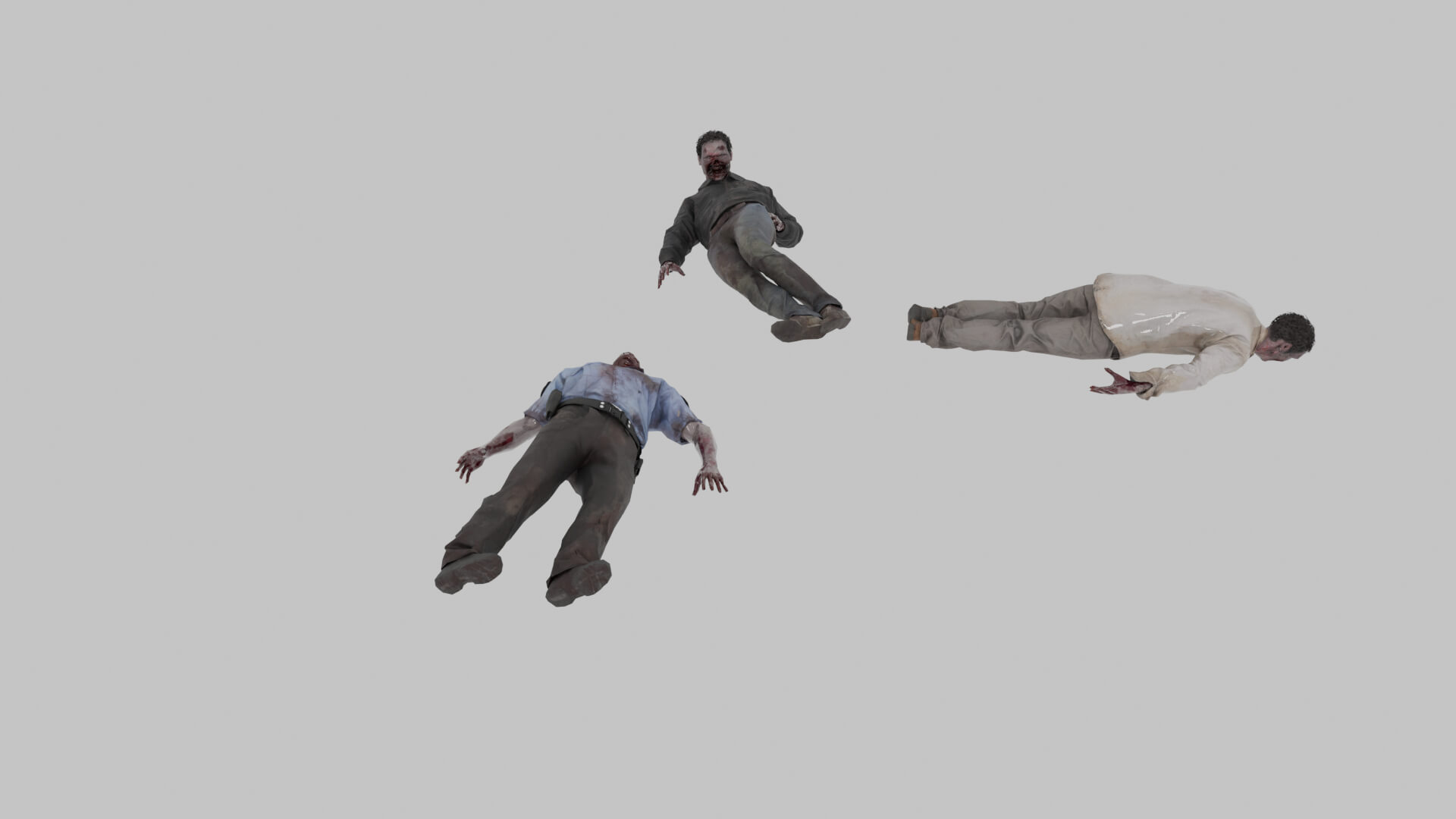 Zombie Corpses 3D Model