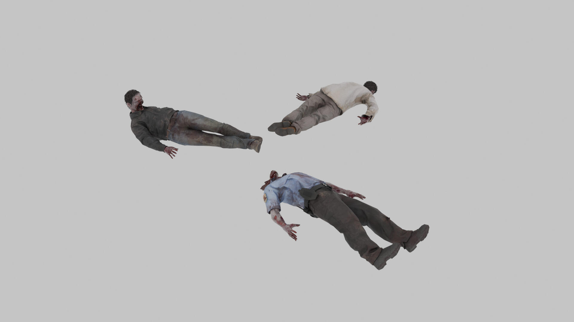 Zombie Corpses 3D Model