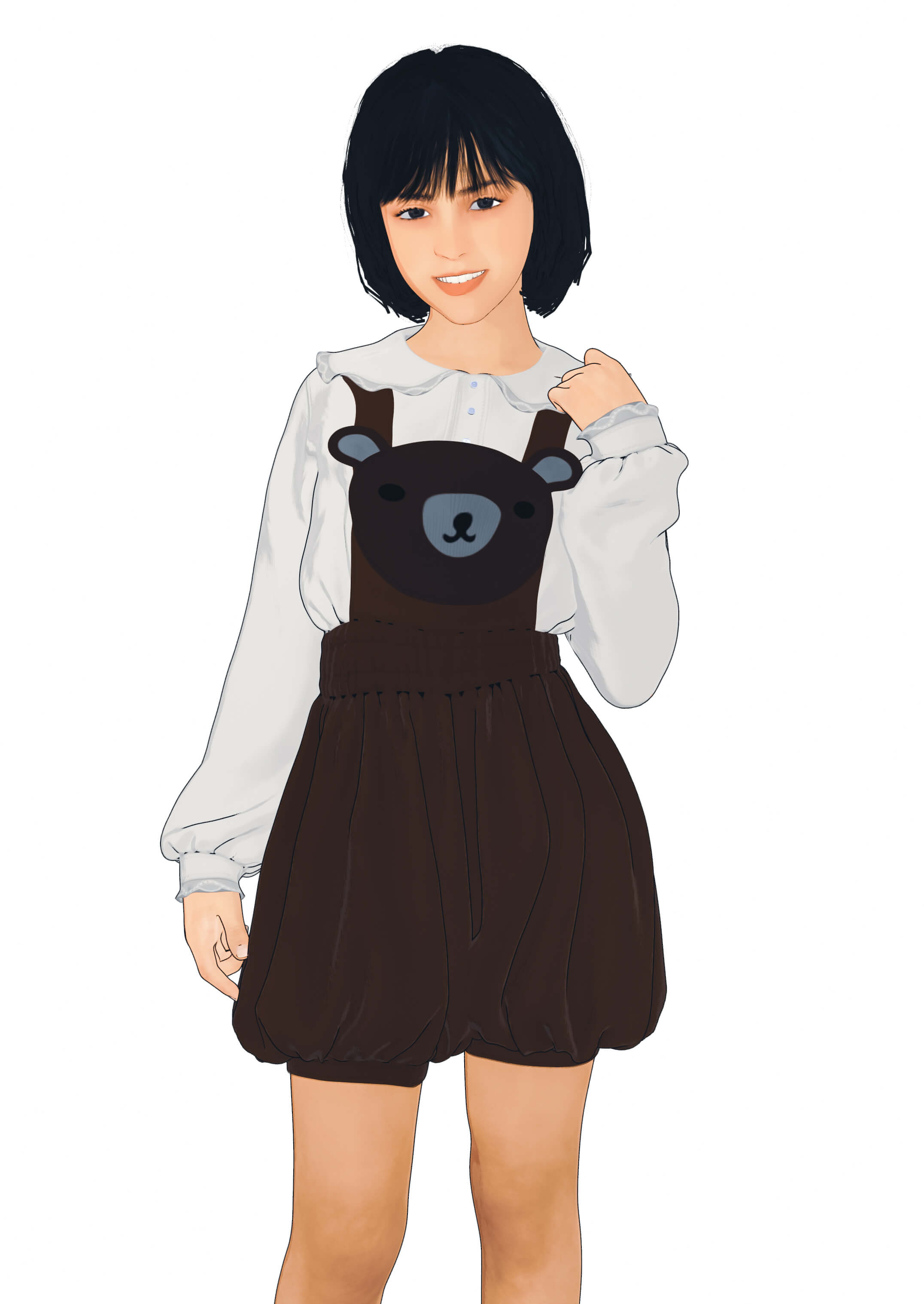 Practicing Toon Rendering 3D Render, Digital Artwork by snakeskinjkt
