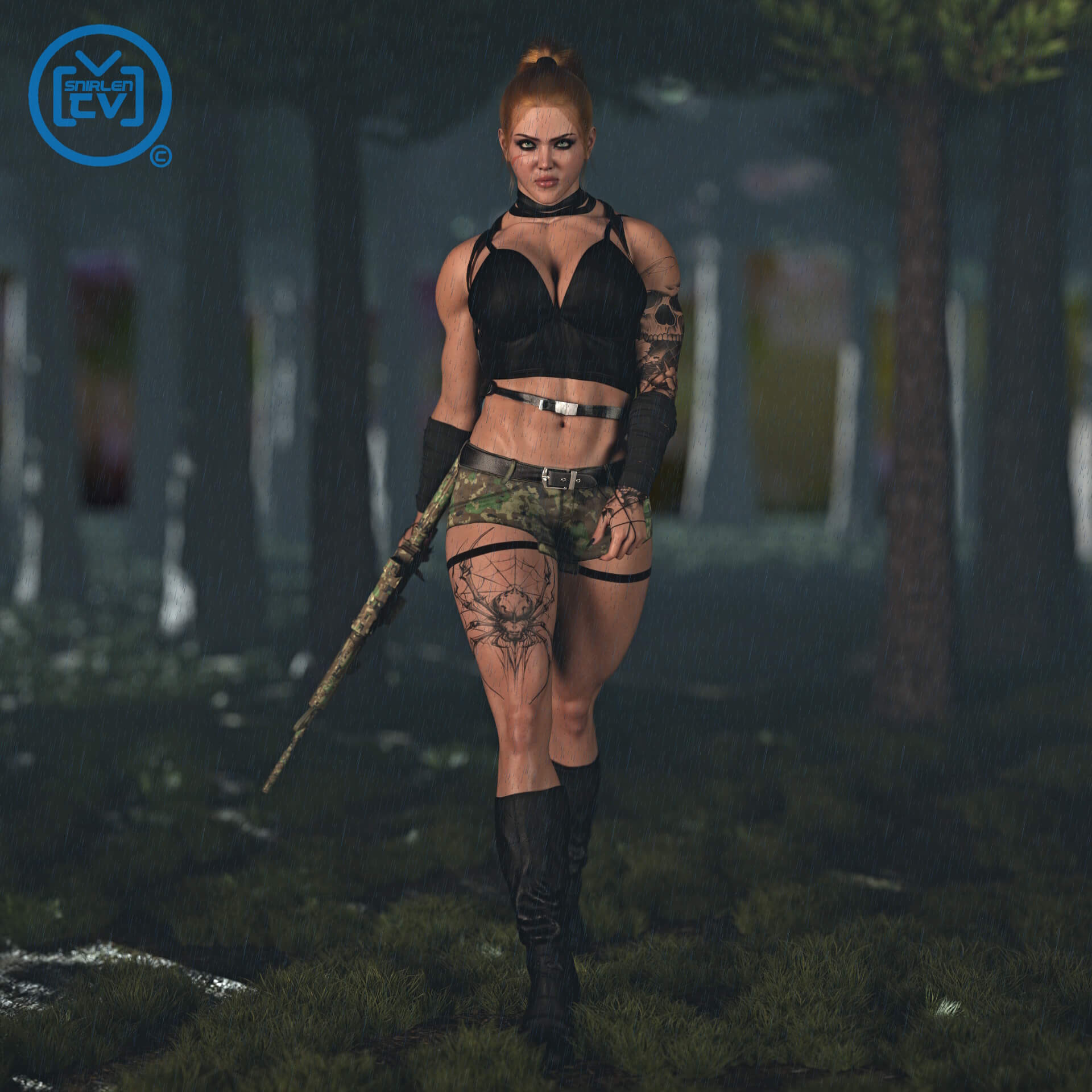 Revenge 3D Render, Digital Artwork by SnirlenTV