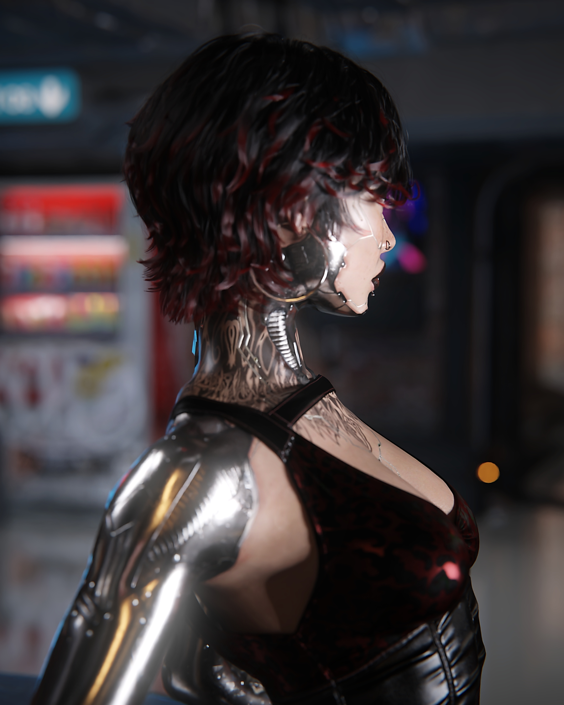 Arasaka 3D Render, Digital Artwork by snow child