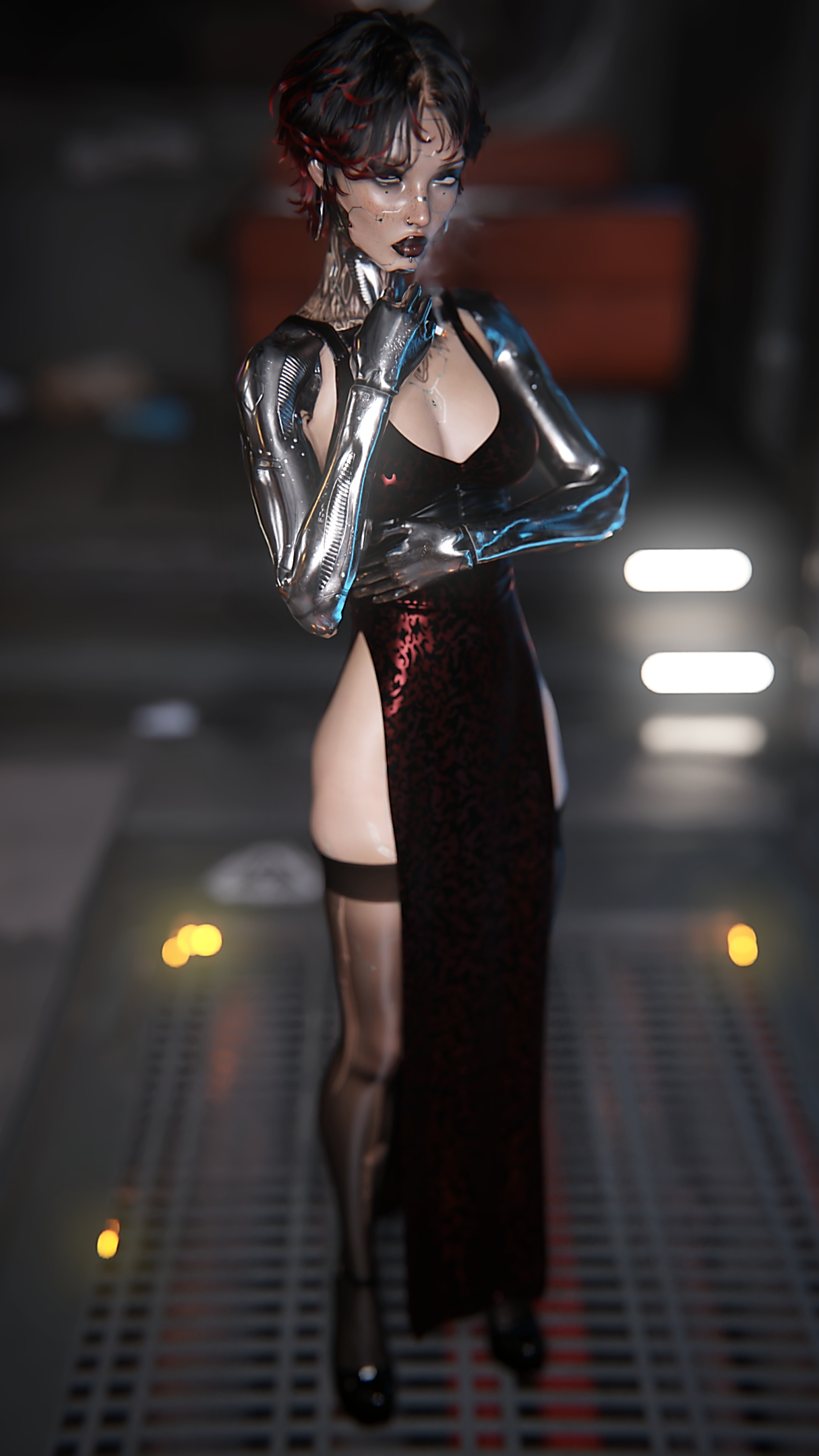 Arasaka 3D Render, Digital Artwork by snow child