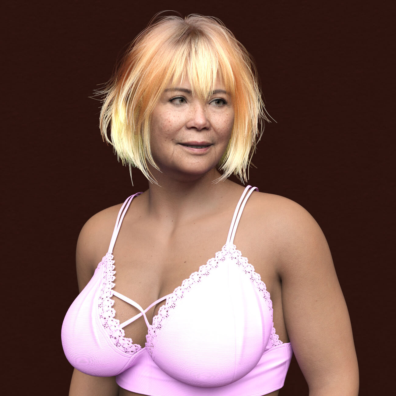 SH Amelia &ndash Realistic Old Female Character for Genesis Daz Content