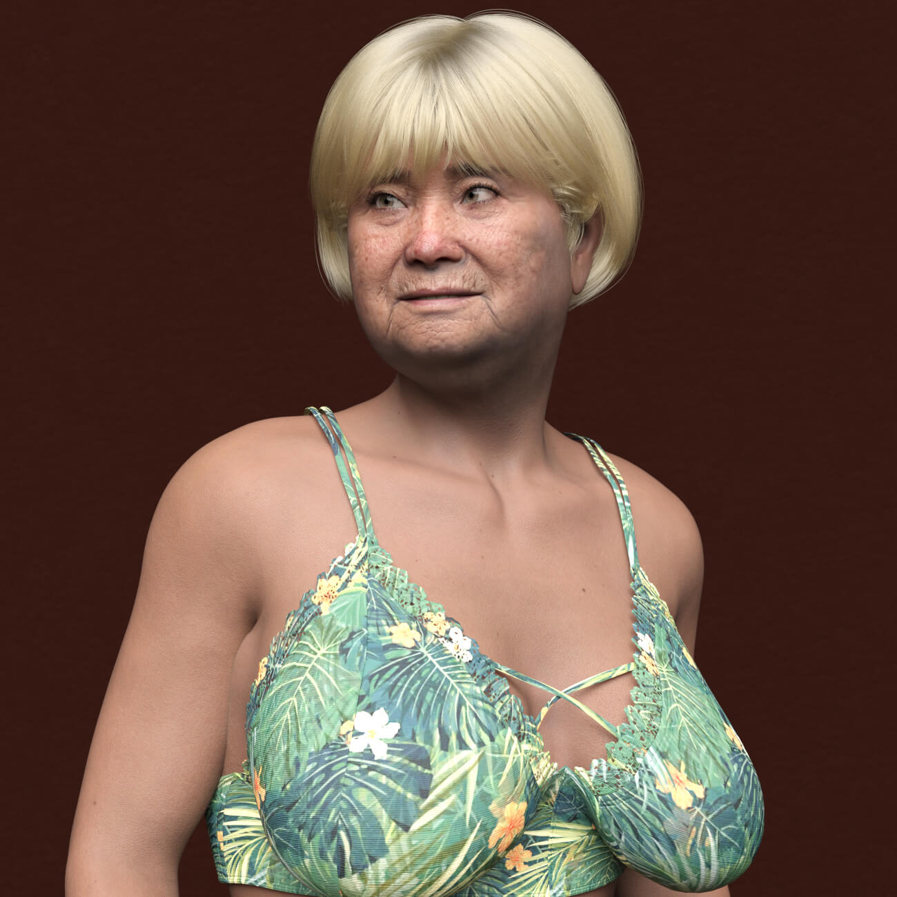 SH Chun &ndash Genesis 9 Old Chinese Woman Character Daz Content