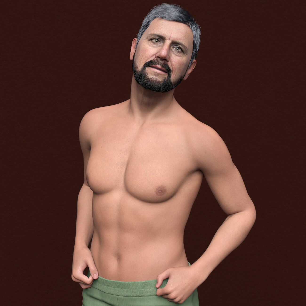 SH Edward Genesis 9 Old Male Character Daz Content