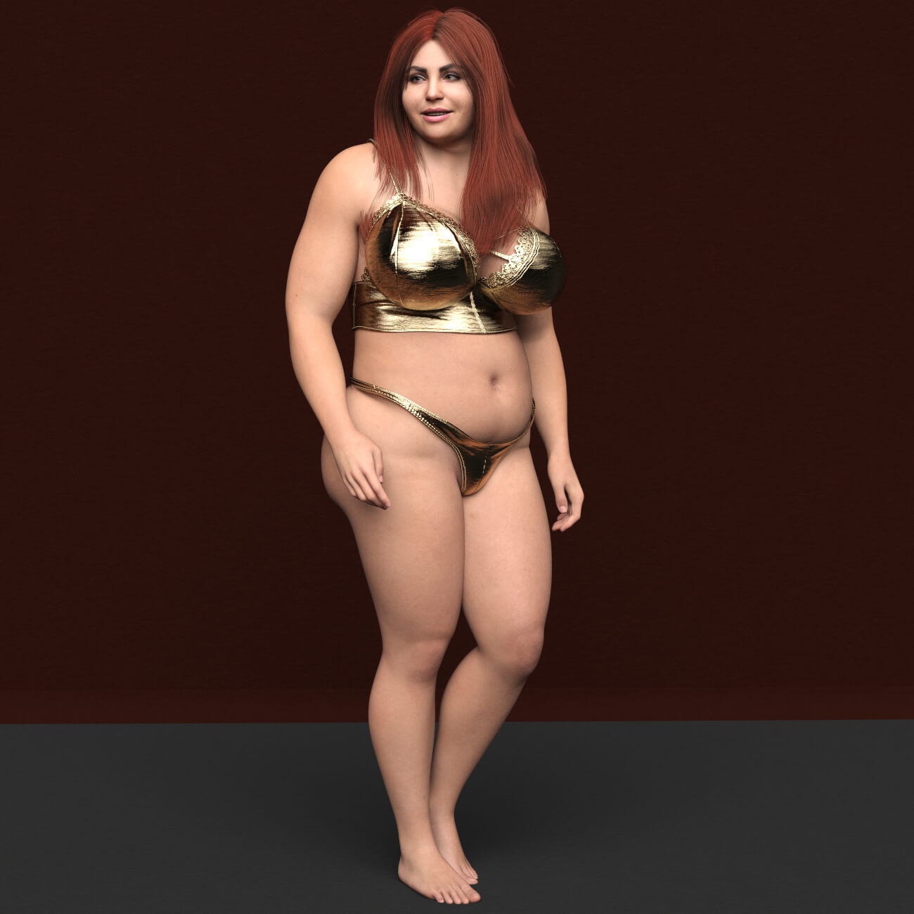 SH Helen Genesis 9 Fat Female Character Daz Content