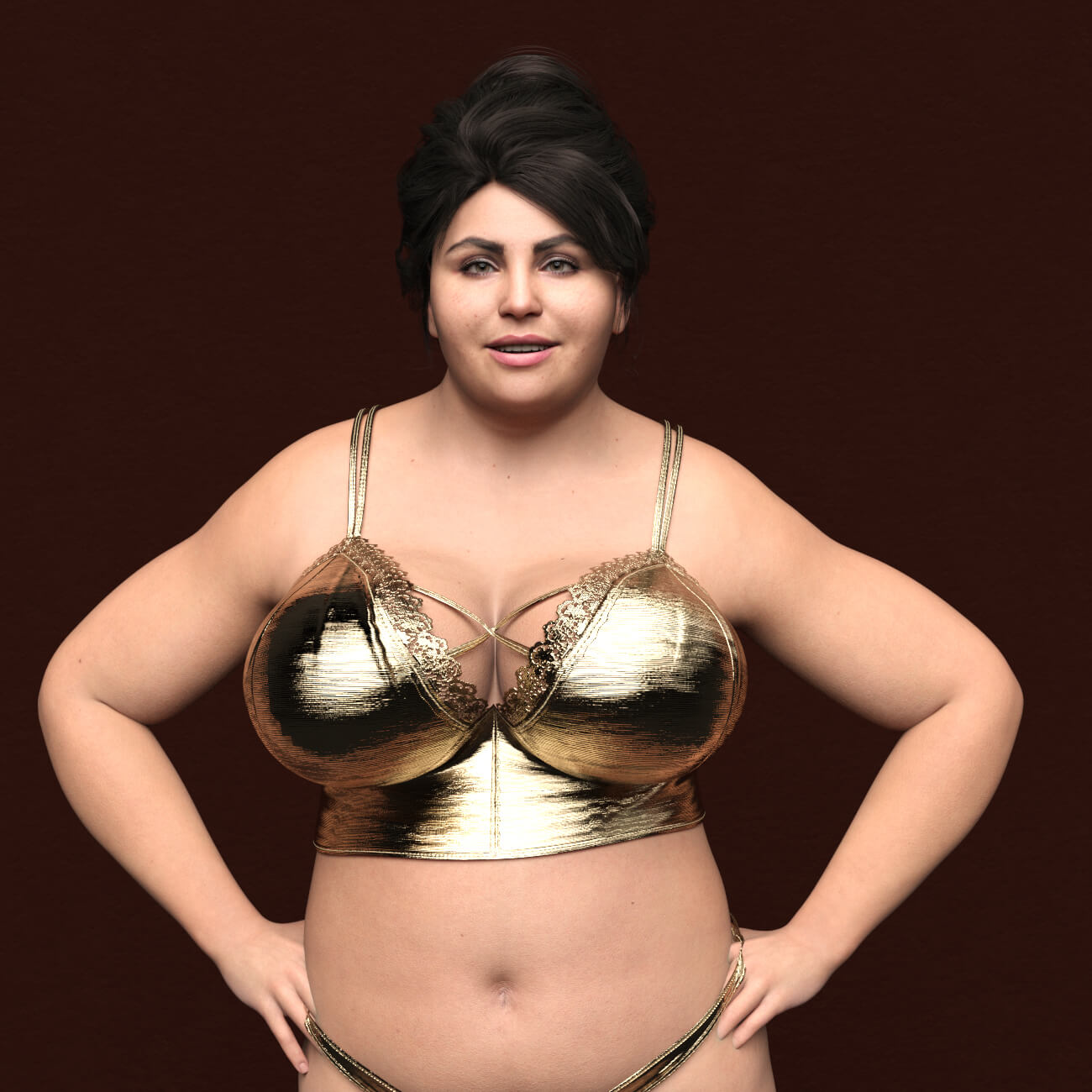 SH Helen Genesis 9 Fat Female Character Daz Content