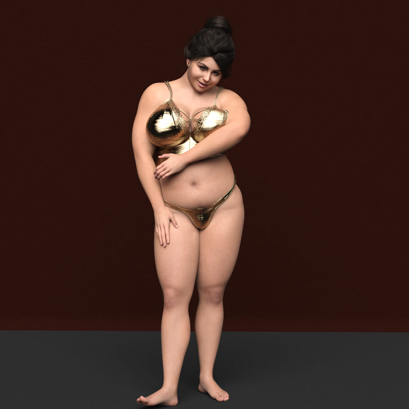 SH Helen Genesis 9 Fat Female Character Daz Content