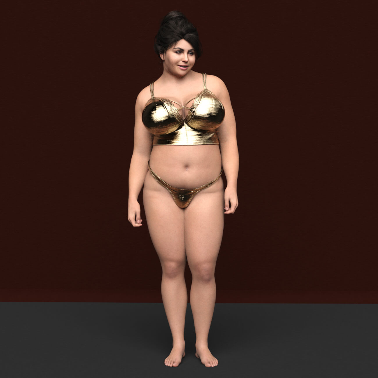 SH Helen Genesis 9 Fat Female Character Daz Content