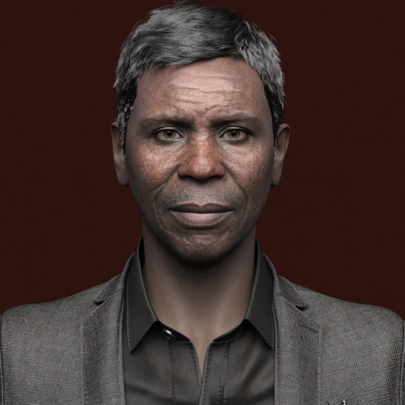 SH Idris Genesis 9 African Old Male Character Daz Content