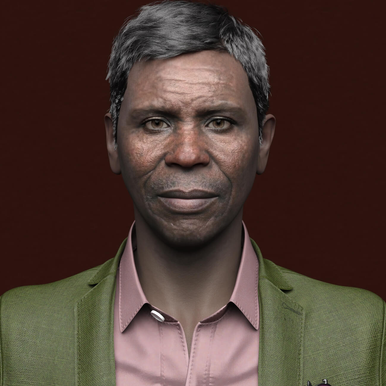 SH Idris Genesis 9 African Old Male Character Daz Content