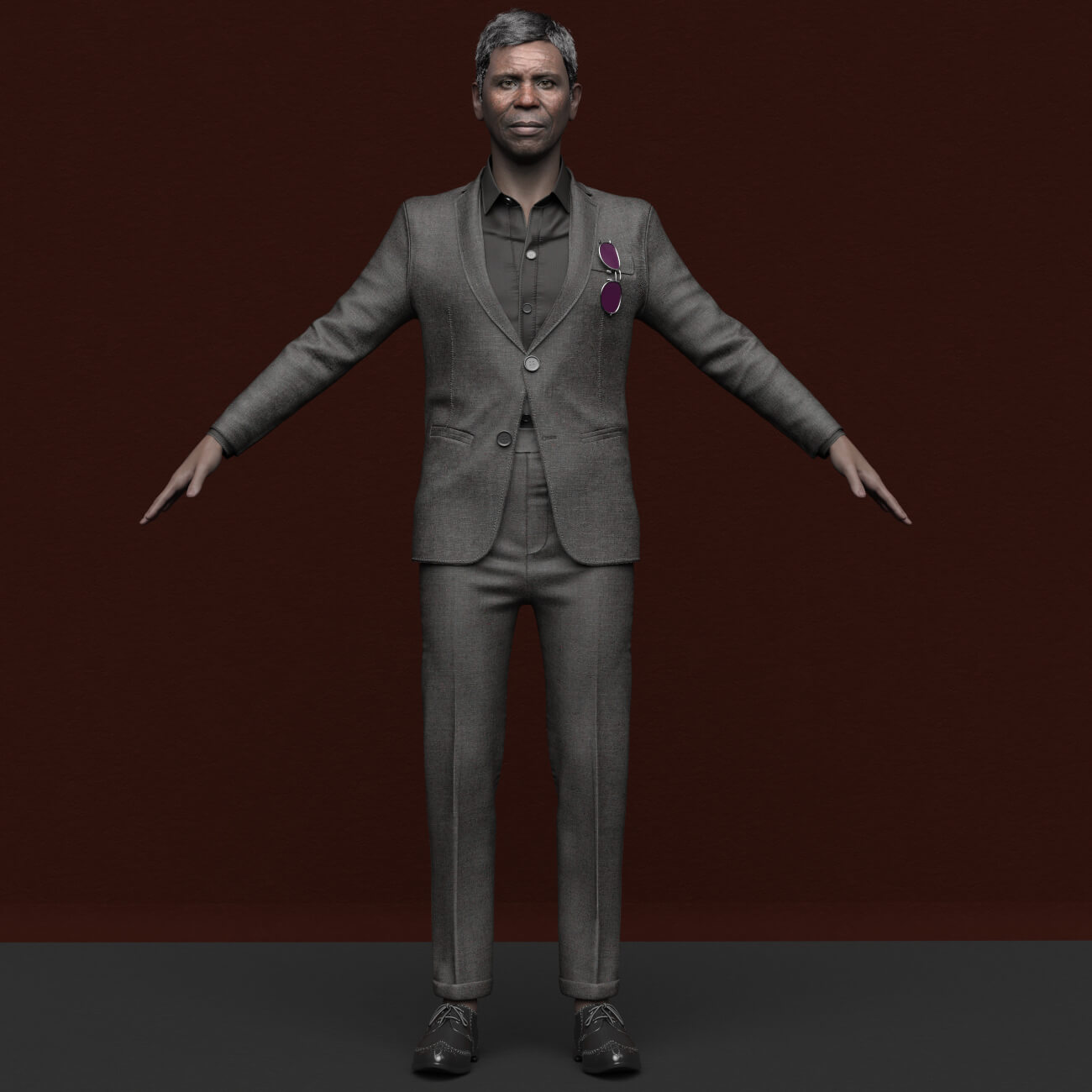 SH Idris Genesis 9 African Old Male Character Daz Content