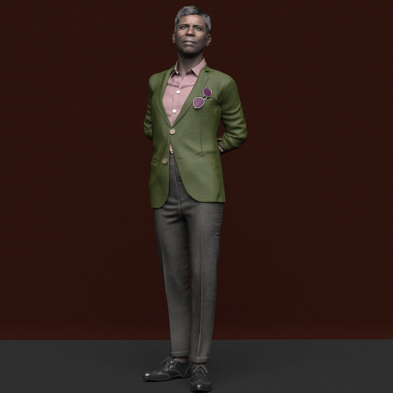 SH Idris Genesis 9 African Old Male Character Daz Content