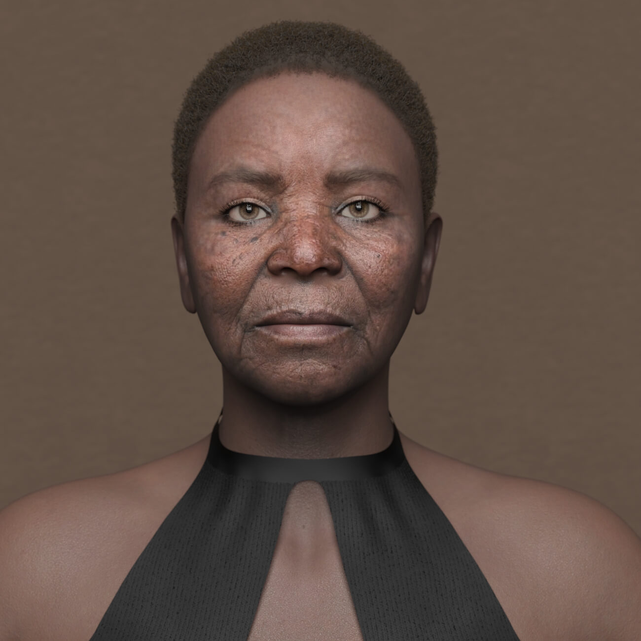 SH Taraji Genesis 9 African Old Female Character Daz Content