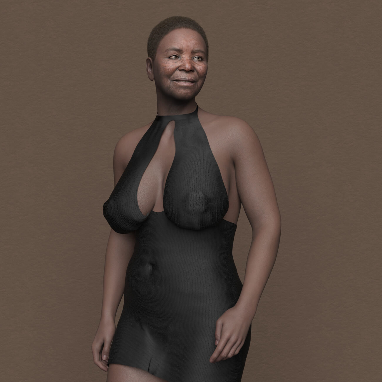 SH Taraji Genesis 9 African Old Female Character Daz Content