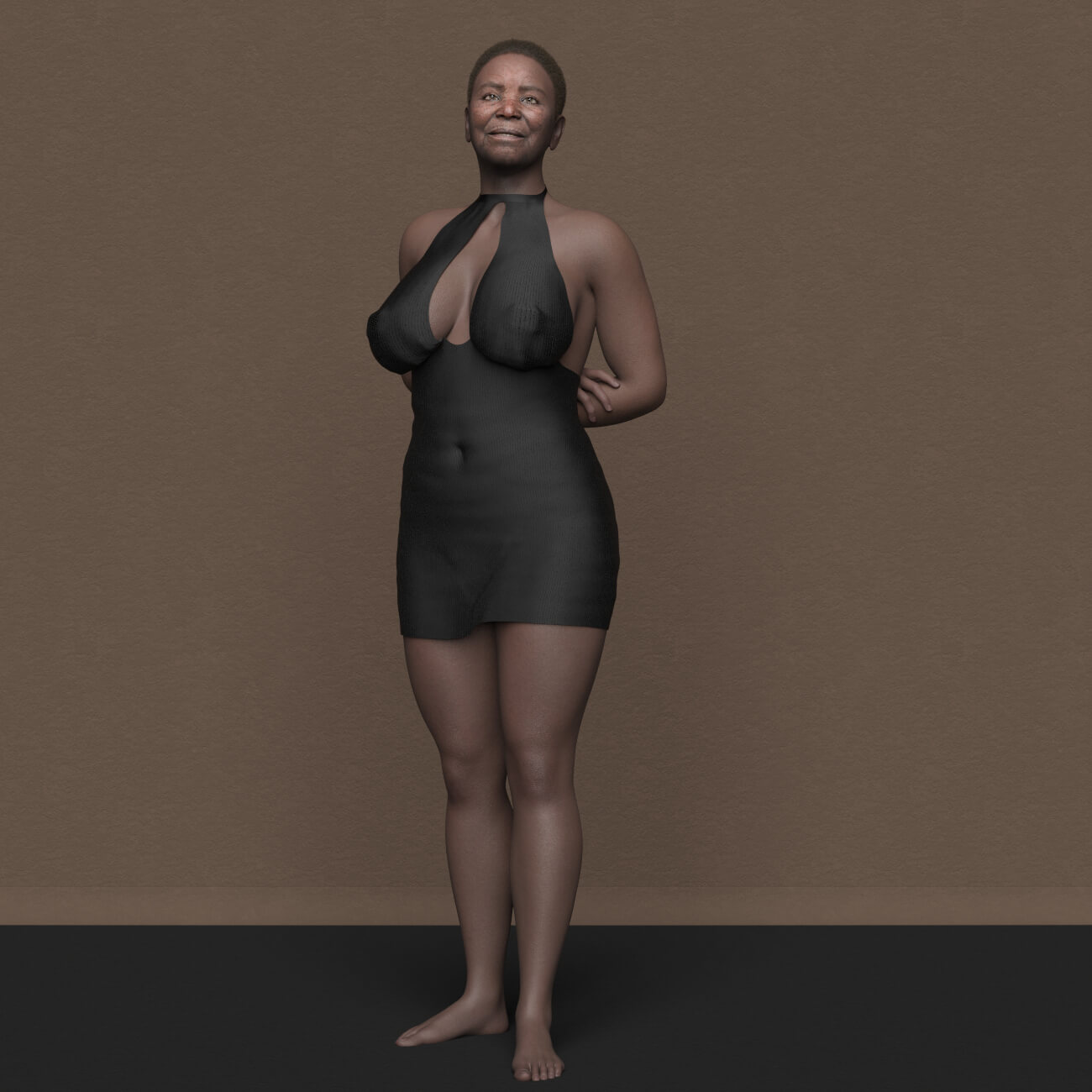 SH Taraji Genesis 9 African Old Female Character Daz Content