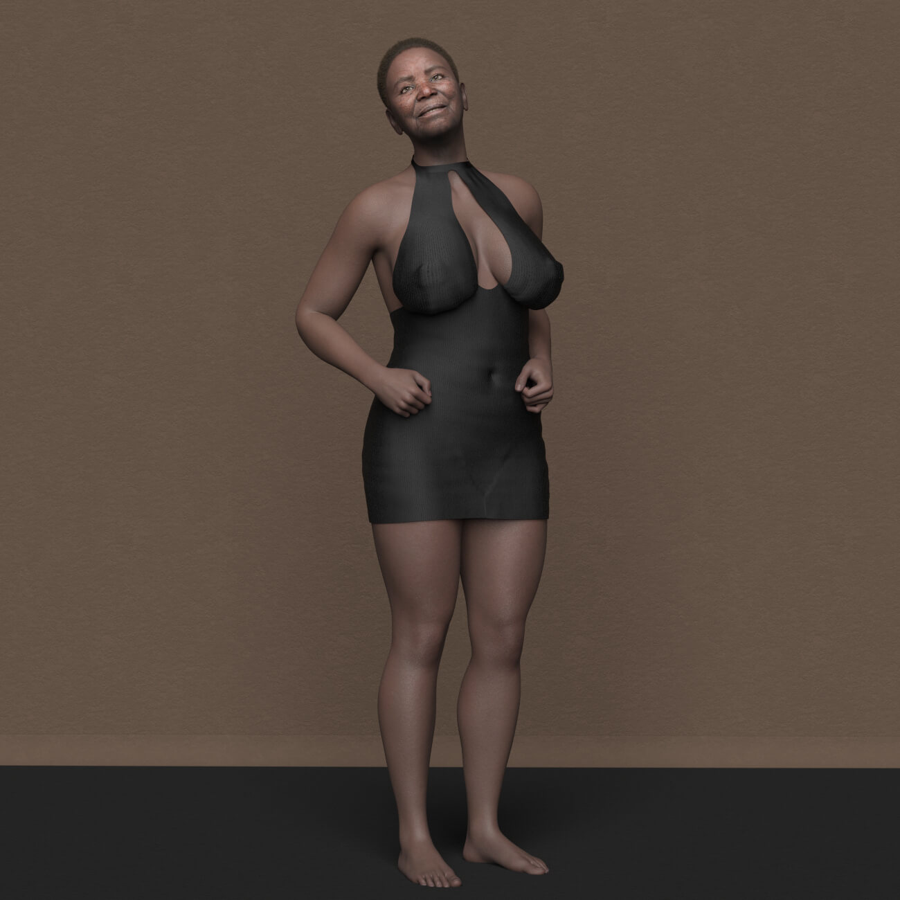 SH Taraji Genesis 9 African Old Female Character Daz Content