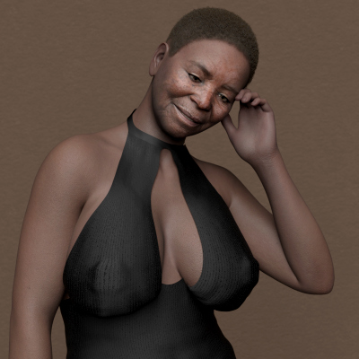 SH Taraji Genesis 9 African Old Female Character
