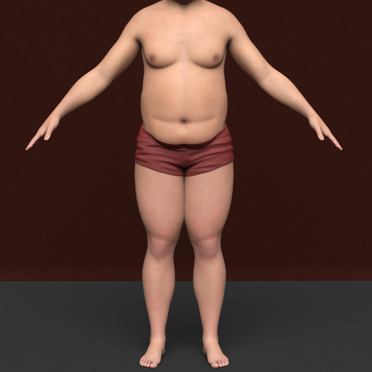 SH Thomas Genesis 9 Old Fat Male Character Daz Content