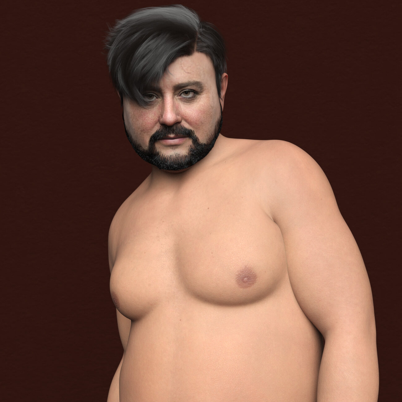 SH Thomas Genesis 9 Old Fat Male Character Daz Content
