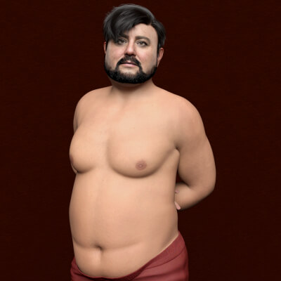 SH Thomas Genesis 9 Old Fat Male Character