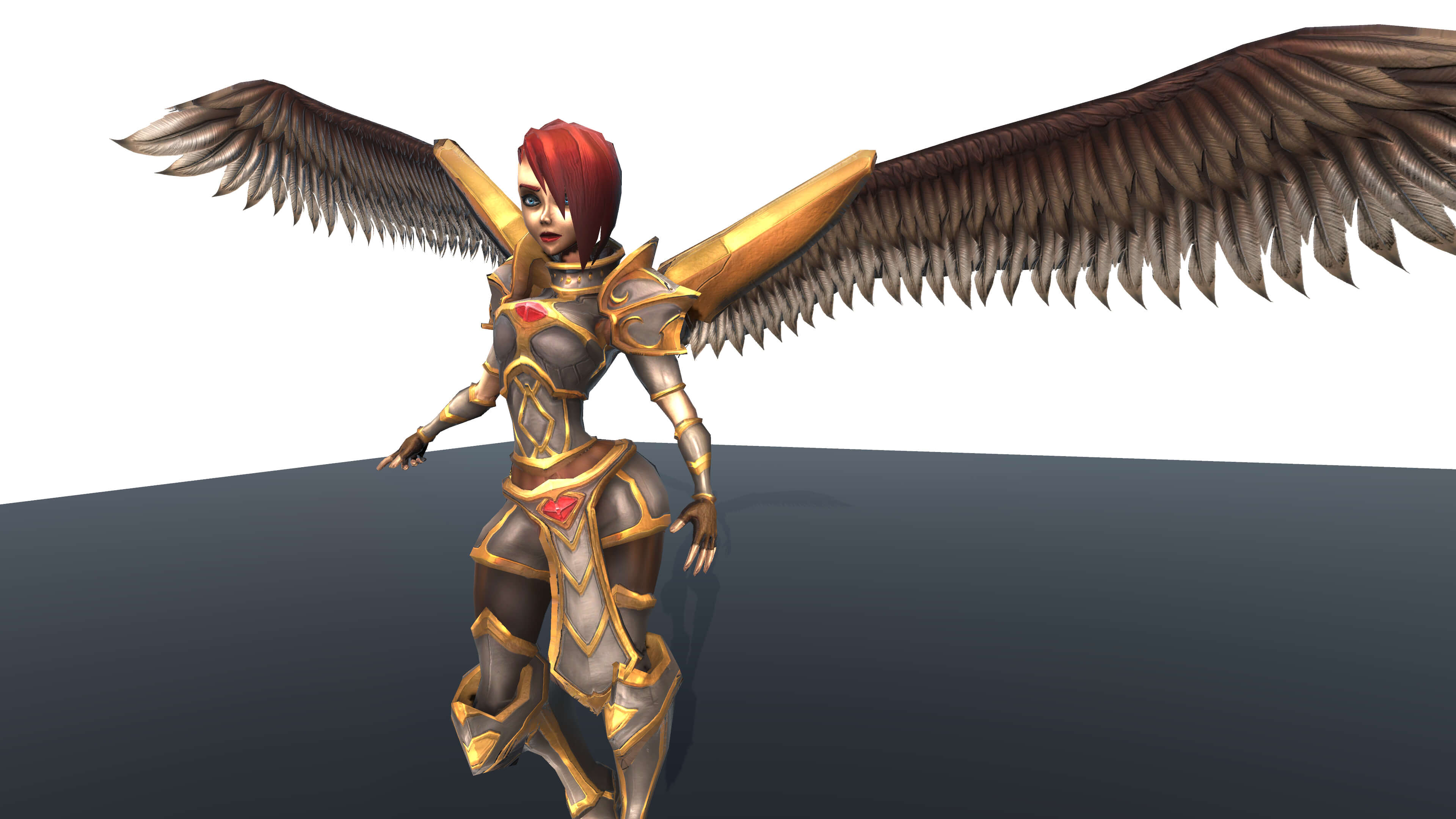 Angel 3D Character Free Model with PBR Textures 3D Model