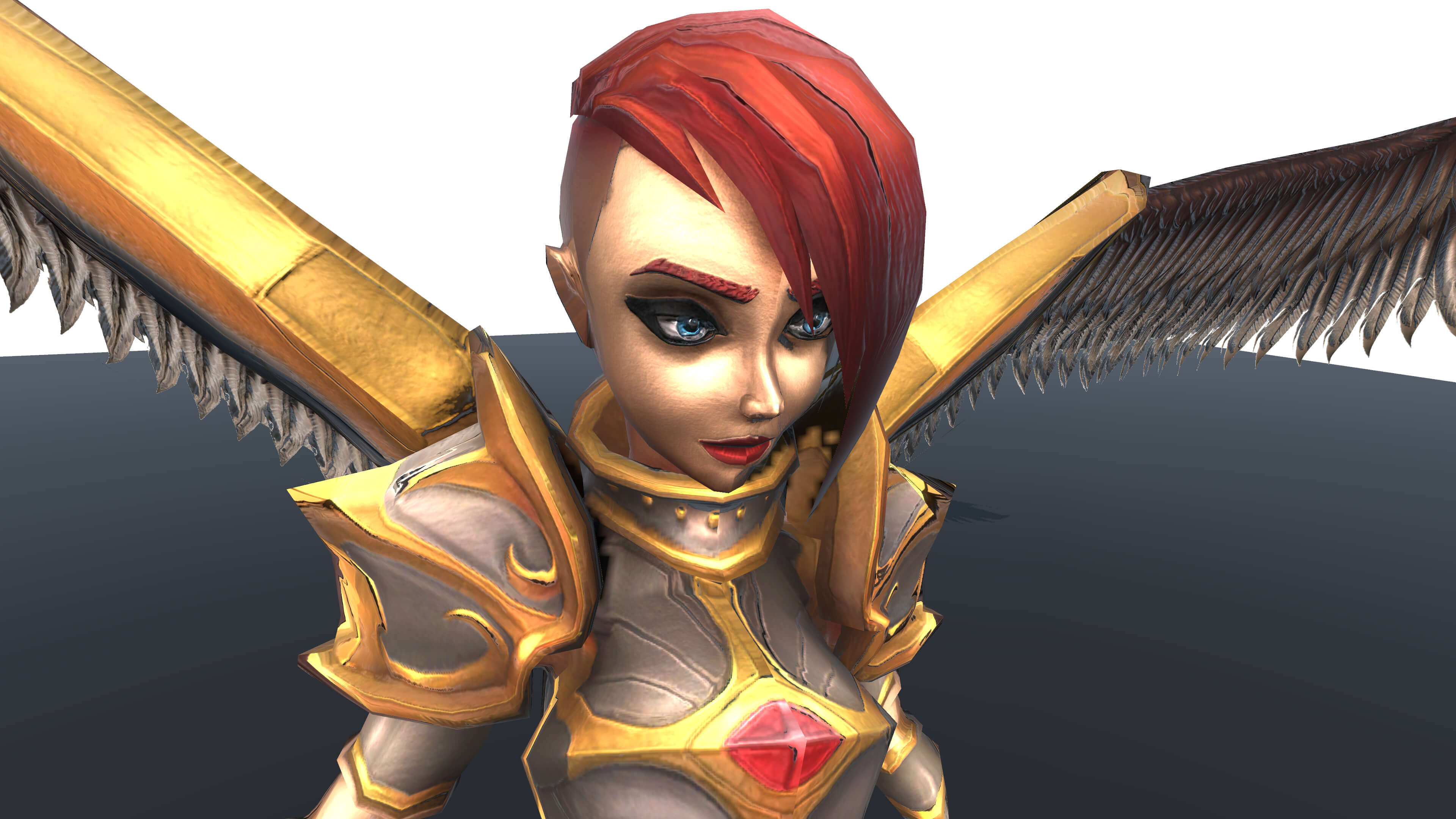 Angel 3D Character Free Model with PBR Textures 3D Model