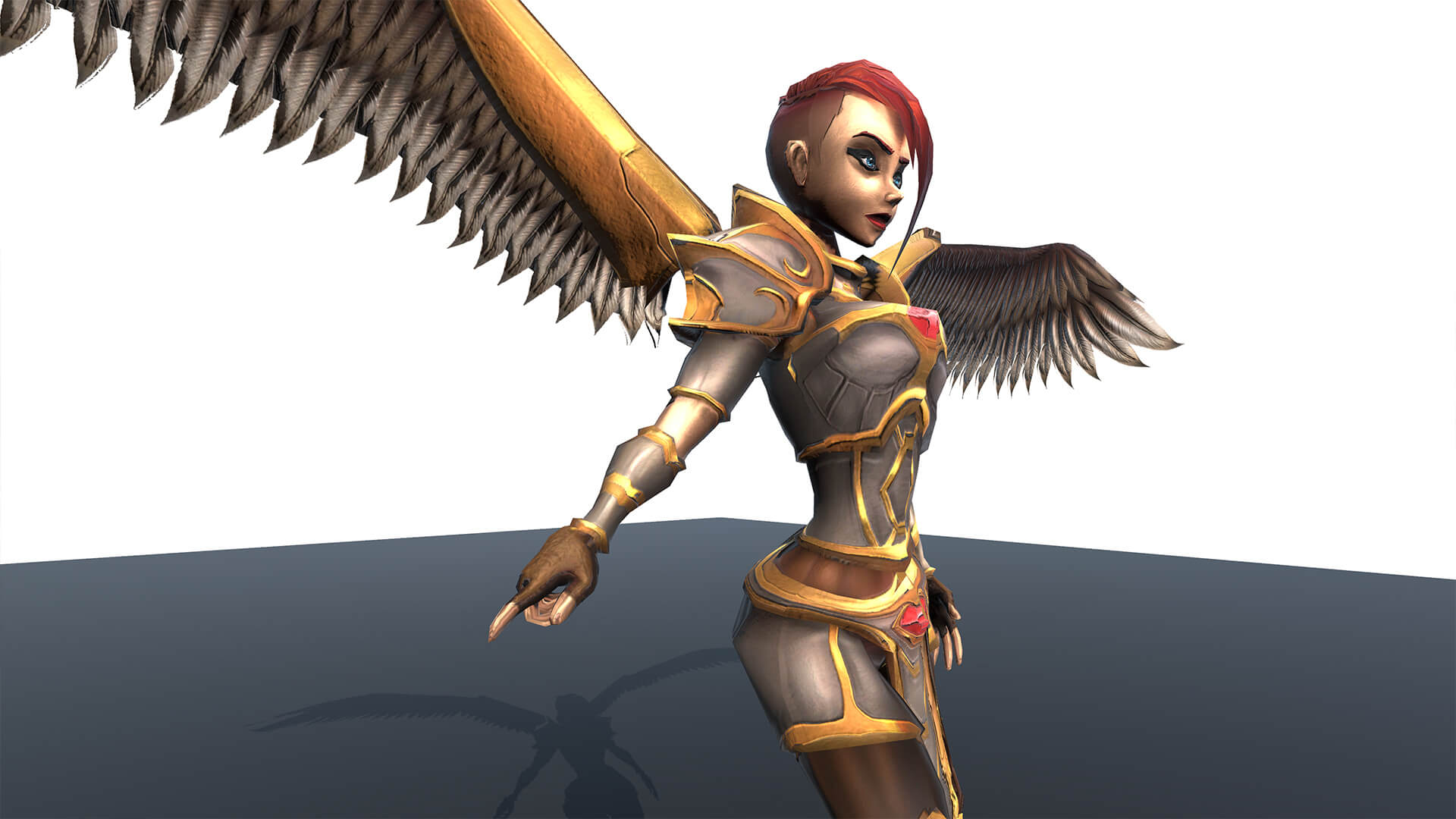 Angel 3D Character Free Model with PBR Textures 3D Model